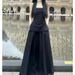 Premium Short Zippered Tank Top With High Waist, Summer-Style Solid Color Long Pants & Skirt Set For Wholesale_ecoleips.com