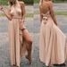 In-stock European And American Multi-style Sexy Stunning Multi-strap Bandage Red Long Dress Gown_ecoleips.com