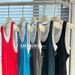 Color-Block Two-Piece Sports Casual Vest Women, Stretchy Slim Fit, Slimming Design, Vsatile Camisole Top For_ecoleips.com
