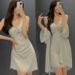 2025 New Ice Silk Backss Sexy Nightdress For Women With Straps, Summer Lace Padded Nightgown, High-End Pure Desire_ecoleips.com