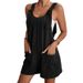 Summer Casual Fashion Women's Jumpsuit Overalls European American Style Suspender Shorts Clothing For Women_ecoleips.com