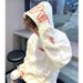 Women's Men's Thickened Fleece Lined Hooded Sweatshirt American Style Embroidered Loose Casual Top for Autumn Winter_ecoleips.com