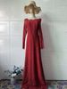 Women's Mermaid Dress Long Sleeved Maxi Lace European American Style Retro Autumn Clothing/Dress_ecoleips.com