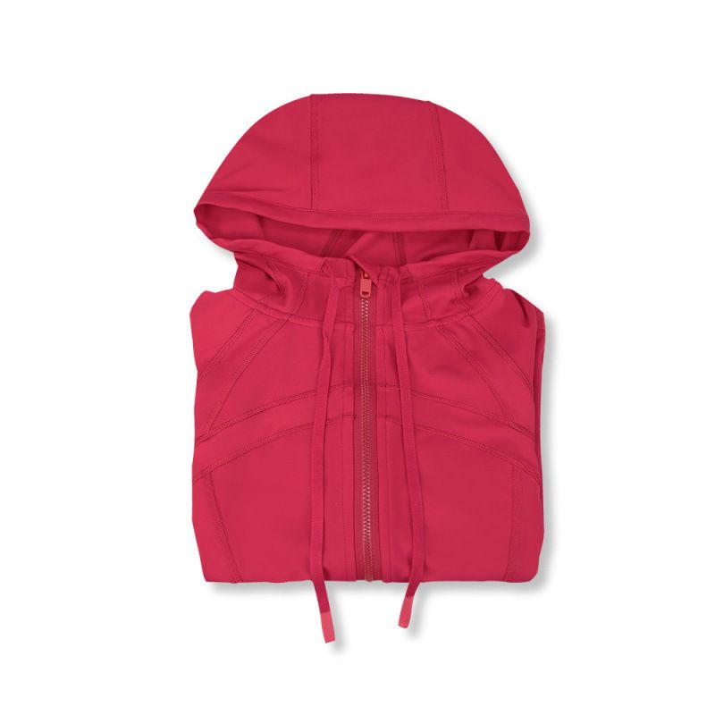 Define Women's Hooded Zipper Cardigan Yoga Wear Sports Jacket Fitness Running Top With Lulu Original Label_ecoleips.com