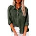 Breathable Cotton-Linen Split Pocket Shirt – Oversized Long-Sleeve Top For Women (Streetwear Essential, 25+ Colors)_ecoleips.com
