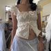 European And Lace-Up Hot Tube Lace Trim American Vest Ruffled Edge Girl Style Top_ecoleips.com