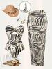Sexy Two Piece Set With One Piece Swimsuit And Long Dress Women's Clothing Swimwear_ecoleips.com