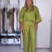 Women's Clothing spring new style loose shirt wide leg pants casual suit_ecoleips.com