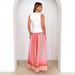 2025 New Beach Vacation Long Printed Tie-Up Large Hem Ethnic Style Women's Skirt_ecoleips.com