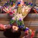 Deep V-Neck Lantern Sleeve One-Piece Swimsuit – Floral Print Beach Cover-Up Set (UPF 50+ Sun Protection, Tummy Control)_ecoleips.com