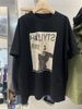 Retro American Cotton T-Shirt Women's Loose Summer Oversize Lazy Style Half Sleeve Top Pure Color Casual Round Neck Tee_ecoleips.com