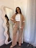 Women's Clothing Spring And Summer New Comfortable Casual Single Breasted Lace Stitching Trousers Shirt Jacket_ecoleips.com