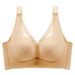 girl Women's Underwear Medium Thick Small Chest Push-Up Seamless Wireless Comfortable Breathable Side Breast Adjustment Bra_ecoleips.com
