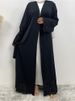 Moroccan Caftan Woman New Turkey Embroidered Kaftan Islamic Hijab Modest Dress Hem Appliqué On Cuffs Ramadan Abaya Muslim Dubai_ecoleips.com
