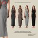 BE's Fashion 2025 Summer European And American Cross-Border Sexy Tank Top Long High-End Slim Fit Knitted Dress For_ecoleips.com
