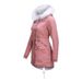 Women's Clothing Thick Mid Length Cotton Coat Large Size_ecoleips.com