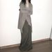 Lazy Style Knitted Cardigan Women's Autumn Design Irregular Hem Sweater Jacket Casual Wide-Leg Pants Set_ecoleips.com