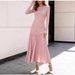 Women's Round Neck Beaded Long Sleeved Knit Dress Slim Fit Fashionable Autumn Winter New Style_ecoleips.com