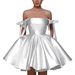 Women's Clothing New Style Small Princess Dress Bride Temperament Banquet Small Dress White Elegant Summer_ecoleips.com