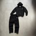 Men's Graphic Print Hoodie And Sweatpants Set, Fleece Lined Casual Tracksuit For Streetwear And Lounge_ecoleips.com