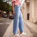 Women's Ripped Casual Loose Straight Leg Jeans Versatile Style Denim Pants_ecoleips.com