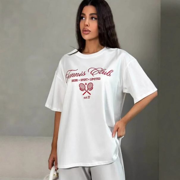 American Fashion Unique Niche Print Summer New 100% Cotton Short Sleeve T-Shirt Hong Kong Style Versatile Casual Top_ecoleips.com