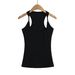 Purely Alluring Sexy Low-cut Square-neck Collarbone-revealing Stylish Camisole For Women, Slim-fit And Figure-flattering_ecoleips.com