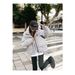 Women's Oversized Color-Block Puffer Jacket Korean Streetwear Style Short Coat Winter Fashion Outerwear_ecoleips.com