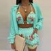 Women's Clothing Women's Sexy Three Piece Suit Spring Beach Fashion Shorts Set_ecoleips.com