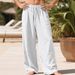 Aria Basics Cross-border TK In-Stock 2026 Autumn European And American Men's Solid Color Loose Thick Cotton-Linen_ecoleips.com