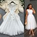 Women's French Style Sleeveless A-Line Dress Pink round Neck High Waisted Slimming Elegant Full Skirt Summer Style_ecoleips.com