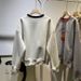 Real Shot Color Block Fleece Lined Thickened Sweatshirt For Women, Autumn Winter 2024 New Loose Long Sleeve Top Thin_ecoleips.com