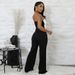 Women's Clothing Hot Girl Style Party Gathering Button Jumpsuit Pants_ecoleips.com