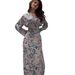 Elegant Delicate Summer Long-sleeved Dress For Women, 2025 New Floral Dress, European And American Style_ecoleips.com