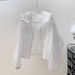2026 New Summer Women's Korean Hooded Sunscreen Clothing Small Explosive Loose Casual Breathable Thin Jacket_ecoleips.com