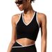 New Foreign Trade European American Fashion Short Sports Vest, Summer Refreshing And Figure-flattering Fitness Yoga Wear_ecoleips.com