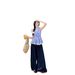 Unique And Stylish V-neck Halter Neck Sleeveless Camisole Women, Summer Design, Versatile Twisted Knot Vacation-style_ecoleips.com