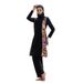Aria Basics New Cross-border Summer Product: European And American Women's Clothing, Sexy Printed Long-sleeve Asymmetrical_ecoleips.com