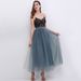 K Women's Mesh Half Body Long Skirt, Gauze Skirt_ecoleips.com