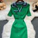 YuooMuoo Brand Fashion Summer Knitted Dress Women 2025 New Y2K Embroidery Long Bodycon Sweater Dress Streetwear Lady Vestidos_ecoleips.com
