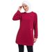 Arabic Muslim Women's Hui Ethnic Sports Top Solid Color Sweatshirt Y025_ecoleips.com