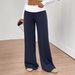 Autumn/Winter Women's Wide Leg Pants Flowy Comfortable Slimming American Style For Yoga Casual Wear Trendy Brands_ecoleips.com
