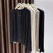 Y2k Aesthetic Long-Sleeve Knit Shirt – Oversized Open Front Cardigan (Black & Navy, S-Xl) Versatile Styling_ecoleips.com