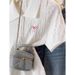 Women's White Polo Collar Knit Top Short Sleeve Shirt with Bow Embroidery And Button Detail Summer 2025_ecoleips.com