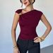 In-stock Cross-border 2026 Summer New Product: Elegant And Simple Sleeveless Tank Top With Metal Ring Design, Solid_ecoleips.com
