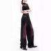 ABWEAR Jeans, High-waisted, Loose, Straight-leg, Slimming, In Stock, New American Style, Stylish Design, Thin,_ecoleips.com