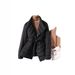 Women's Clothing Women's Slimming Belted Quilted Coat With Lapel Collar - Lightweight Winter Jacket In Black, Khaki, Coffee Brown_ecoleips.com
