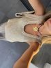 2026 Women's Summer New Solid Color Versatile Hollow Knitted Sequined Vest Loose Sleeveless Vest Sexy V-Neck Top For Women_ecoleips.com