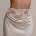 2025 Summer New Women's Fashion Design Lace Trim Satin High Waist Bodycon Skirt_ecoleips.com