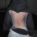 Women's Casual Hooded Sweatshirt Long Sleeved Pullover Top Style Hollowed Out Mesh_ecoleips.com
